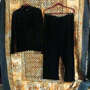 White Stag Pant Suit XL Black Soft